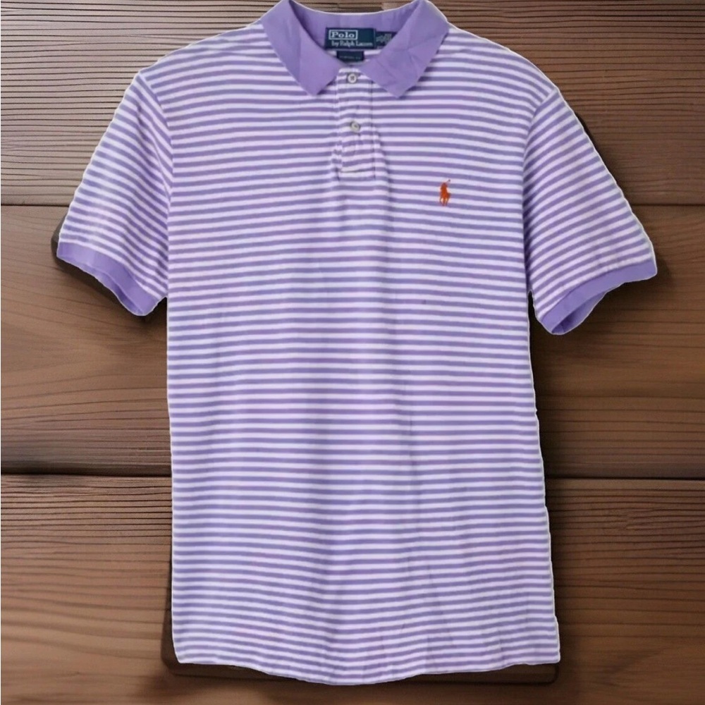 Vintage RALPH LAUREN URBAN OUTFITTERS Polo Mens X-Large Purple Stripe Shirt $69